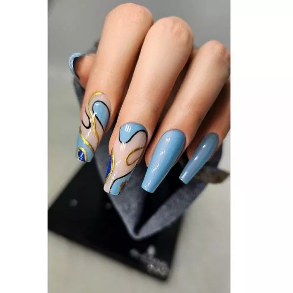 Cinza 5ml Farbgel Blau